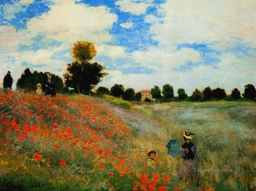 Claude Monet Painting - Amapolas en Argenteuil Claude Monet
